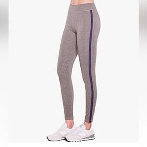Sundry Side Contrast Yoga Pants Gray‎ Pink Blue size 0/XS NWT